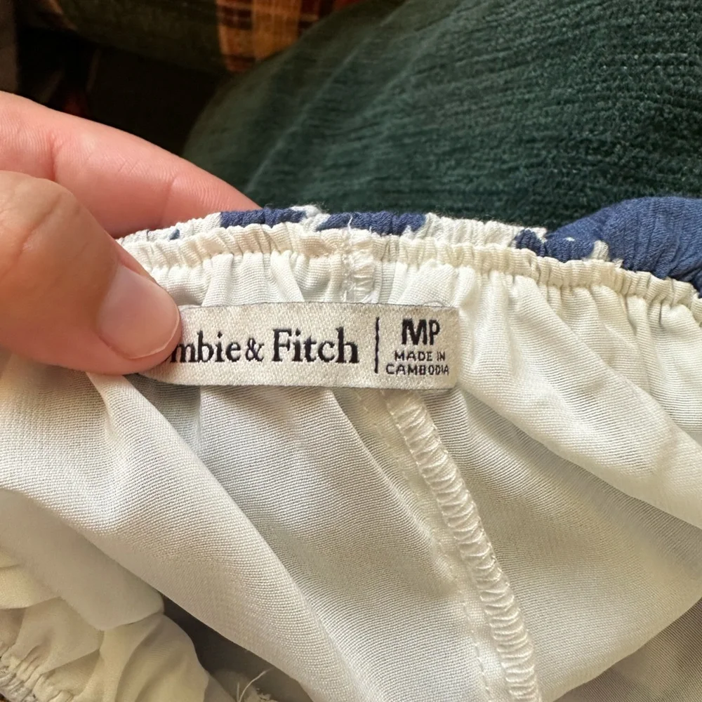 Blue Floral Dress w Open Back Detail - Abercrombie - Picture 4 of 4